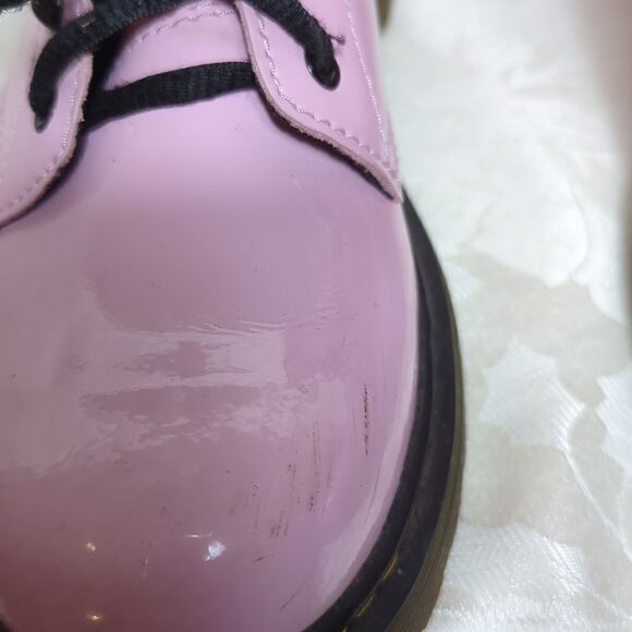 Dr. Martens Pink Combat Boots - Picture 4 of 10